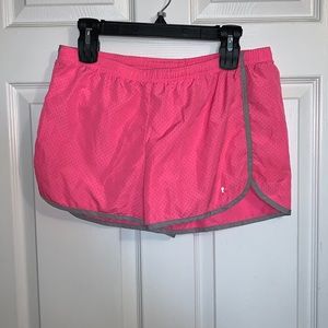 Danskin Bright Neon Pink Athletic Shorts.